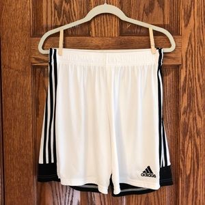 White Adidas Shorts